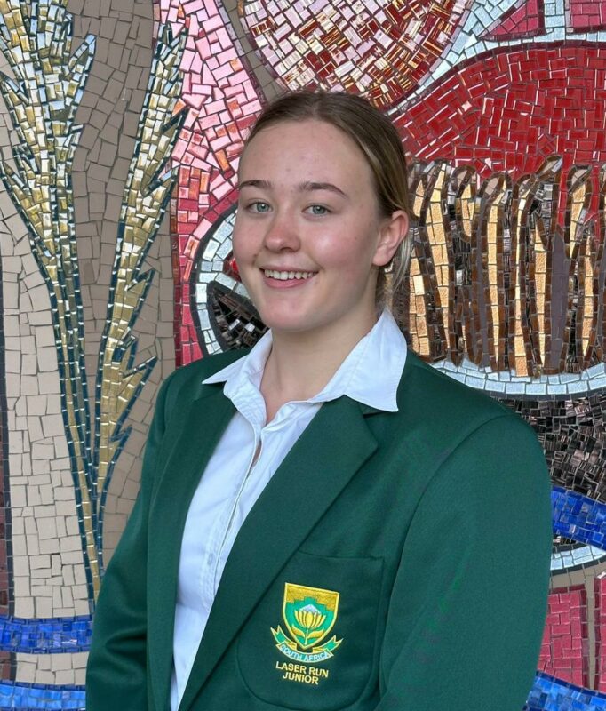 Years of dedication and discipline in laser run has earned Isla Thomas her junior protea blazer, after competing at the 2025 UIPM Laser Run World Championships.