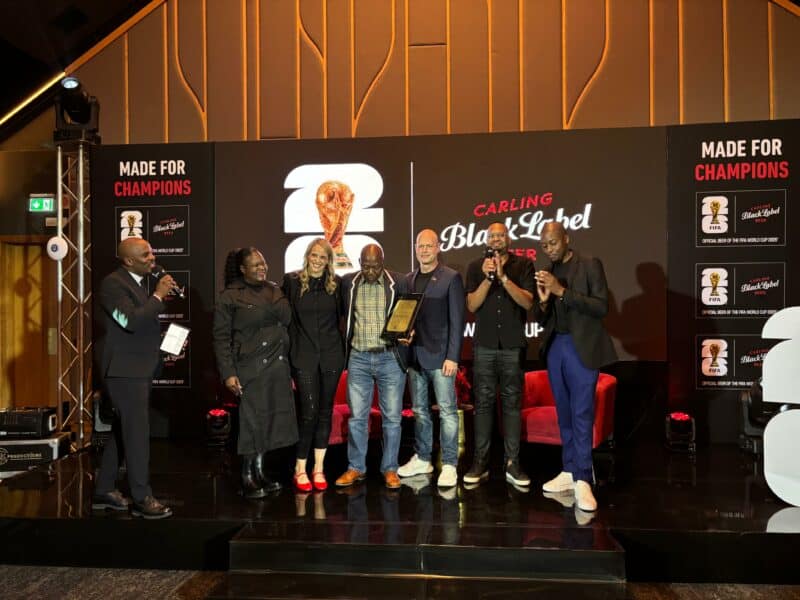 At a Sandton launch ahead of the 2026 Fifa World Cup, Carling Black Label spotlighted stadium workers, fans, and behind-the-scenes contributors as the true backbone of football.