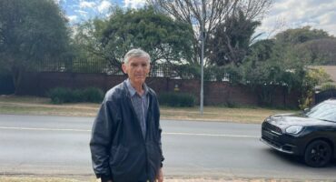 Bryanston resident Paul Turner outside his property on Bryanston Drive on June 9, 2026. Photo: Xoliswa Zakwe