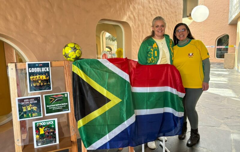 Redhill School learners showed their national pride during Bafana Thursday as the community rallied behind Bafana Bafana ahead of their opening match against Mexico.