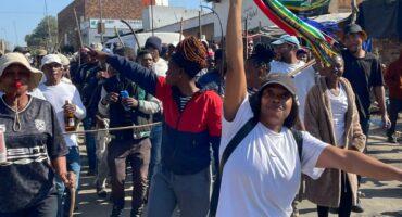 Marlboro residents participate in a peaceful community protest on June 30, 2026. Photo: Xoliswa Zakwe