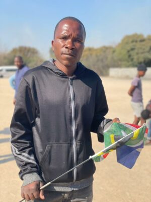 Msindiseni Buthelezi shares the community's concerns during the Marlboro protest on June 20, 2026. Photo: Xoliswa Zakwe