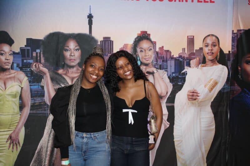 Sibulele Klaas and Ayakha Vuzane look forward to the movie on July 4, 2026. Photo: Duduzile Khumalo
