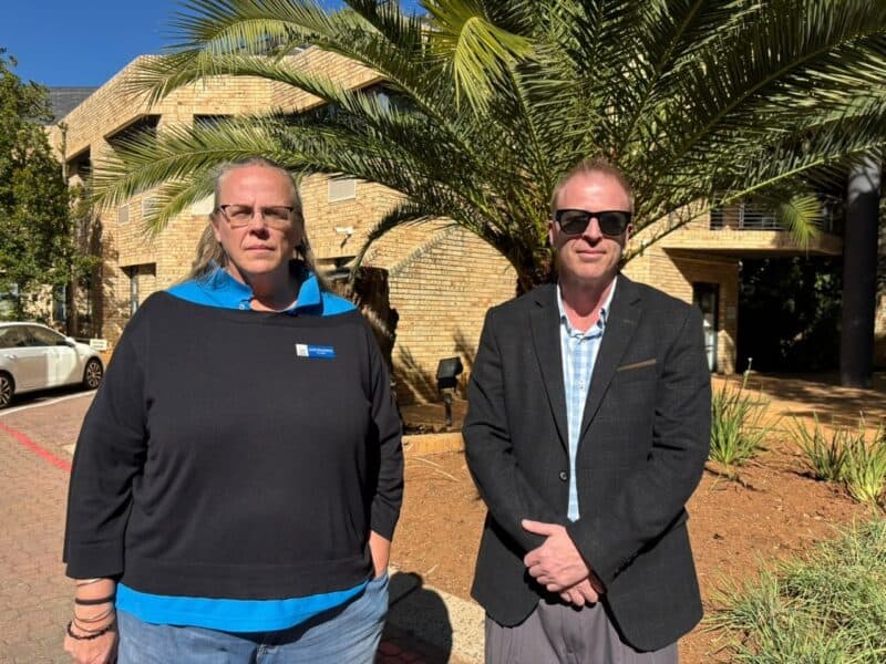 Andrew Stewart and Lynda Shackelford calls for answers as missed refuse collections spread across Johannesburg on July 3, 2026. Photo: Duduzile Khumalo