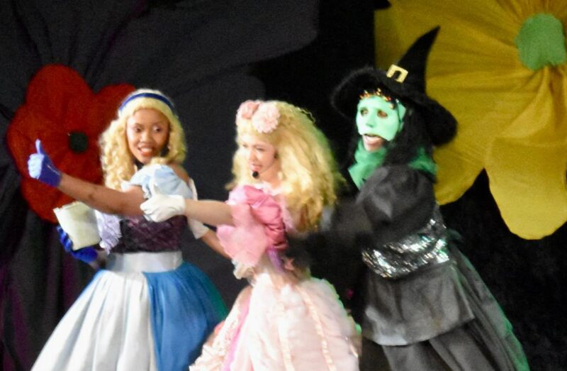 Children became part of the show as they sang, danced and helped the tiny Thumbelina overcome every challenge on her journey home.