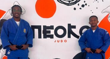 Neo Mogase-Williams and Koketso Rammutla happy about their Judos’ achievement on July 17, 2026. Photo: Duduzile Khumalo
