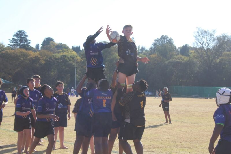 Home-ground advantage paid off for the Bryanston Honey Badgers, with the U12 and U14 teams securing hard-fought victories during a Golden Lions Rugby Union tournament at Bryanston High School.