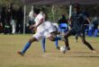 St John’s Mondli Shibambu battles against his opponents during the U19 finals of the St Davids Challenge Cup on August 9, 2026. Photo: Xoliswa Zakwe