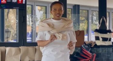 Safer City Group social worker Samela Hoza addresses attendees on the lasting psychological impact of gender-based violence and the importance of prevention, self-care, and seeking support during the Women’s Day event in Bryanston on August 9, 2026.