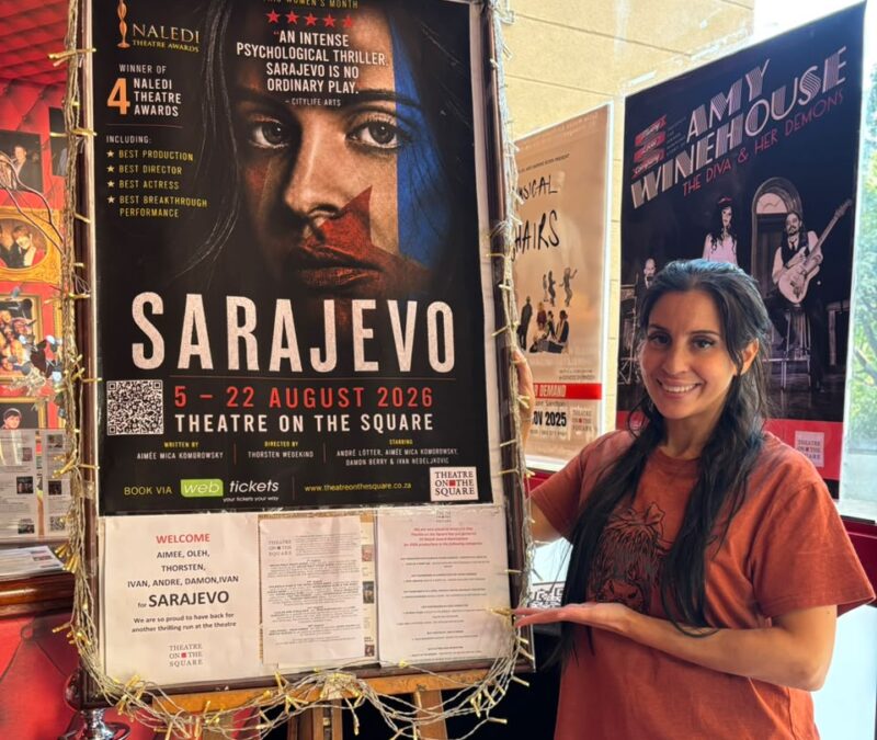Award-winning writer and actress Aimèe Mica Komorowsky says Sarajevo is more than a story about war.