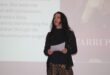 Smile Foundation CEO Tarri Parfitt welcomes the guests to the event on August 8, 2026. Photo: Duduzile Khumalo