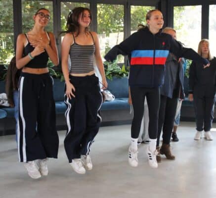 Miray Solapgir, Mackenzie Williams, and Morgan Williams participate in the interactive self-defence training session during the Women’s Day Self-Defence Workshop in Bryanston on August 9, 2026. Photo: Xoliswa Zakwe
