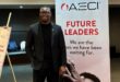 : Nkosinathi Moshoana ready to address the learners on August 14, 2026. Photo: Duduzile Khumalo