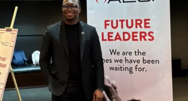 : Nkosinathi Moshoana ready to address the learners on August 14, 2026. Photo: Duduzile Khumalo