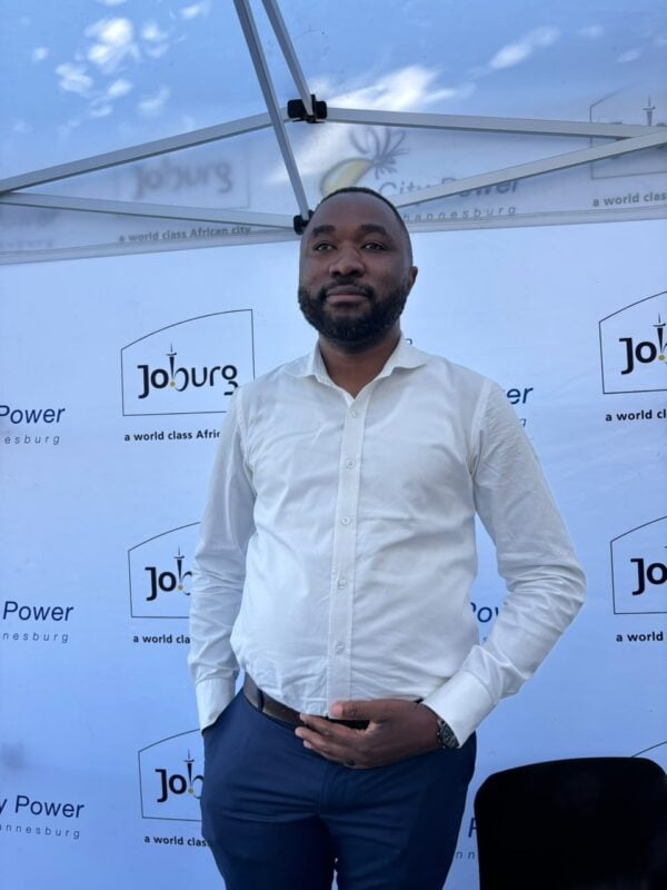 City Power acting chief operations officer Anza Mudau speaks during the launch of the ward-by-ward service delivery programme in Ward 104, Bryanston on August 19, 2026. Photo: Duduzile Khumalo