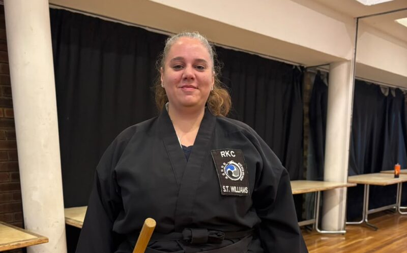 After nearly two years of martial arts training, Stacey Williams hopes her journey into Jodo will encourage more women to challenge their own ideas about where they belong.
