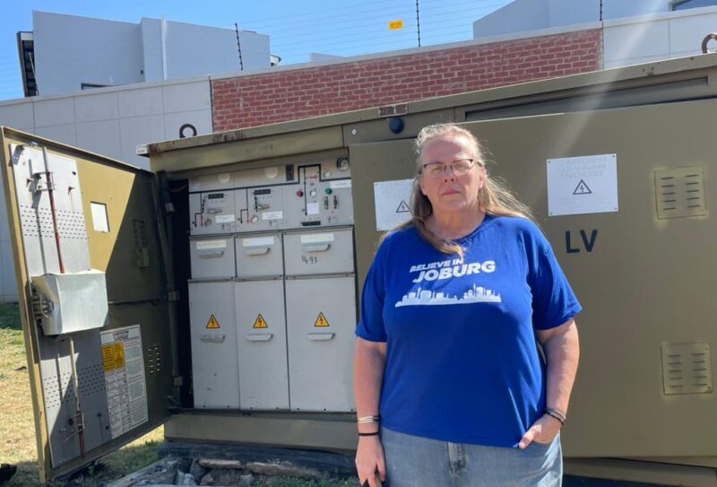 Residents near Bryanston Drive face an extended power outage while City Power waits for an insurance claim process to replace destroyed equipment.