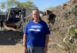 Ward 103 councillor Lynda Shackleford stands among piles of garden refuse at the Pikitup Ballyclare site in Bryanston on August 25, 2026.