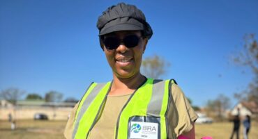Deli Matsebula welcomes everyone at the market on August 29, 2026. Photo: Duduzile Khumalo