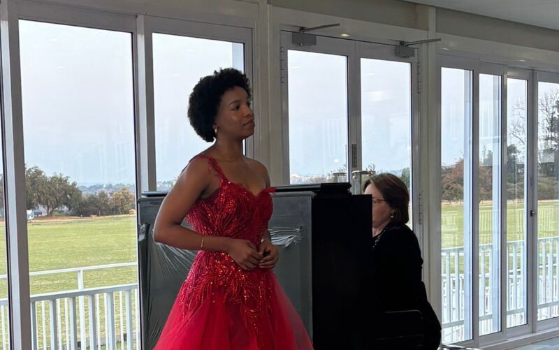 Yolisa Ngwexana performs her heart out on August 28, 2026. Photo: Duduzile Khumalo
