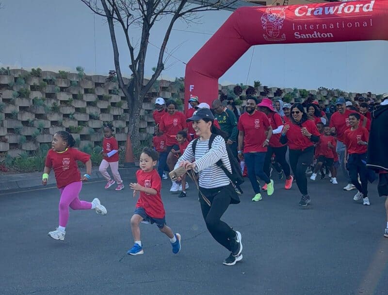 2km participants start their run and walk on August 29, 2026. Photo: Duduzile Khumalo