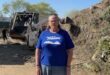 Ward 103 councillor Lynda Shackleford stands among piles of garden refuse at the Pikitup Ballyclare site in Bryanston on August 25, 2026. Photo: Xoliswa Zakwe