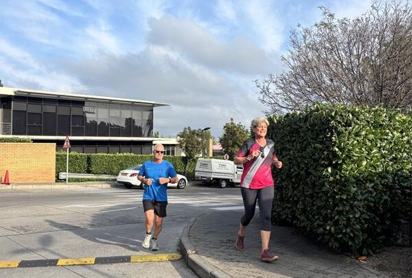 Brett Kinmont and Kari Kinmont finish strong on September 20, 2026. Photo: Duduzile Khumalo