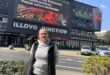Illovo resident Helien Gous stands outside Illovo Junction, where she says the giant digital billboard has caused years of frustration for nearby residents and motorists travelling along the corner of Corl