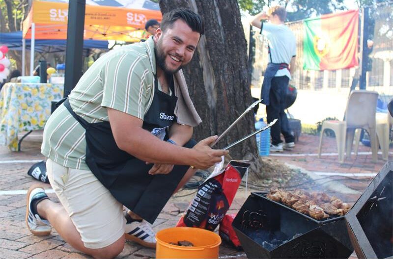 Shane Cotzee puts his braai master skills to the test at the BNI potjiekos competition held at Bryanston Sports Club on September 12, 2026. Photo: Xoliswa Zakwe