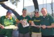 Mike Leeuwen, Jaco Grobler, Deadly Hedley Ahlers and Kevin Barbeau pull up with some Bokkie energy with their Springbok Shank Potjie at Bryanston Sports Club on September 12, 2026. Photo: Xoliswa Zakwe