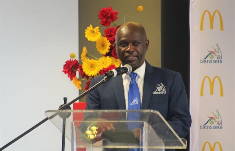 Marks Thibela, CEO of CATHSSETA, speaks about youth unemployment in the country on August 28, 2026. Photo: Duduzile Khumalo