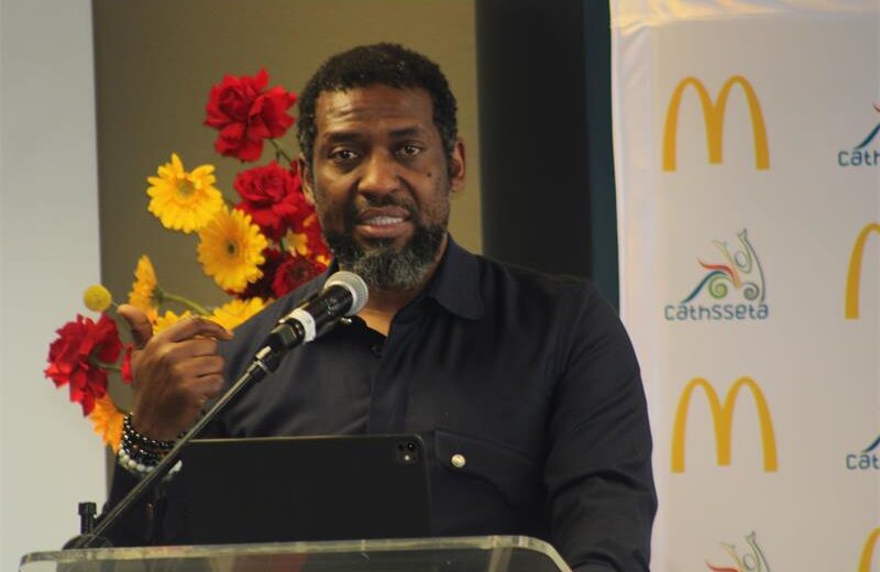 Minister of Higher Education and Training Buti Manamela speaks at the event on August 28, 2026. Photo: Duduzile Khumalo