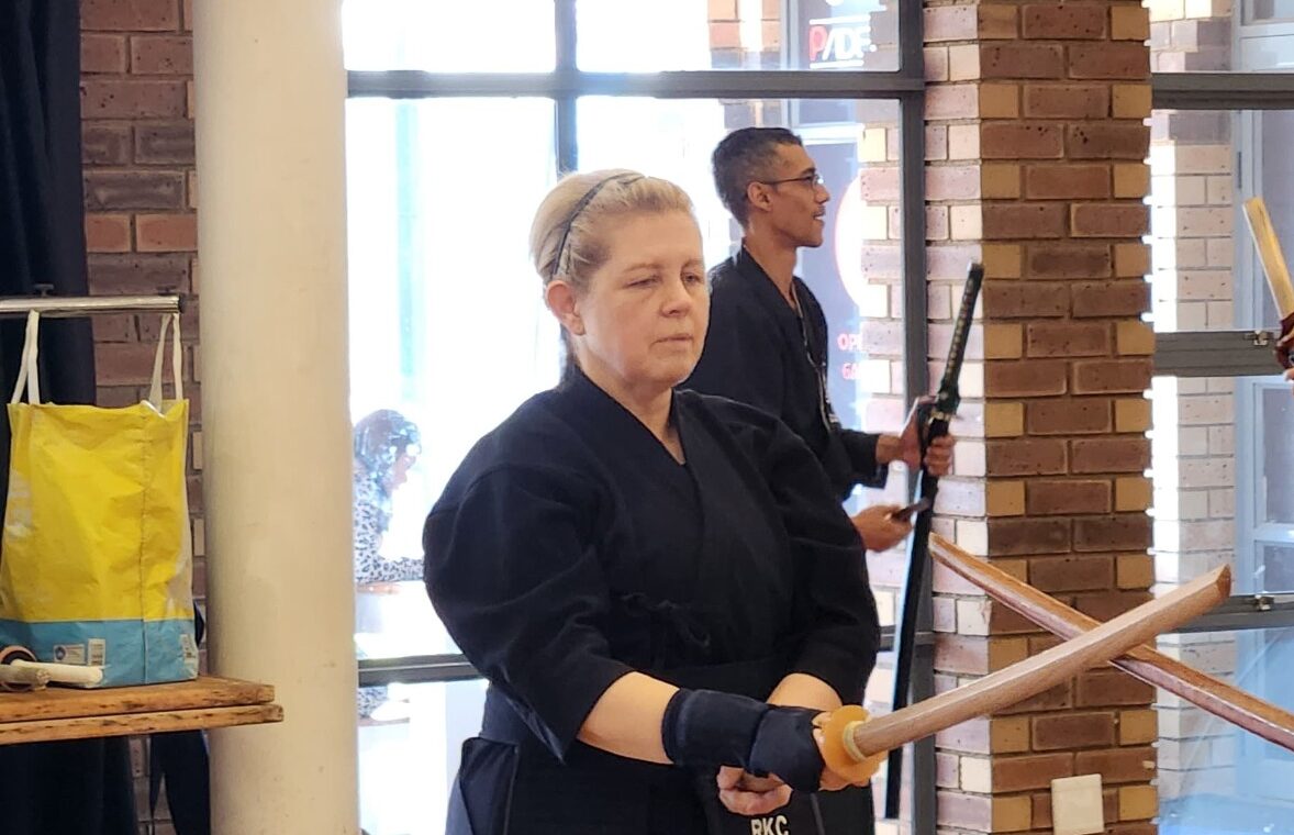 Rivonia Kendo practitioner Brenda Ryan earns 5th Kyu at 57