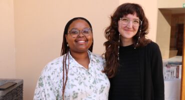 Amanda-Bea Rehman and Emily Stokes reflect on the power of community through a service camp on September 10, 2026. Photo: Duduzile Khumalo