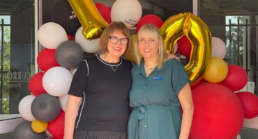Curro deputy CEO Mari Lategan and Curro Bryanston Preschool executive head Angie Bezuidenhout celebrate the preschool’s 10th birthday and its milestone achievement in becoming the first Curro school in South Africa and Africa to be accredited for the Curiosity Approach on September 11, 2026.