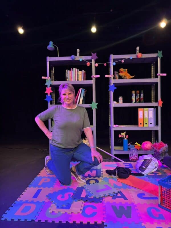 Sue Diepeveen rehearses for a performance on September 15, 2026. Photo: Duduzile Khumalo