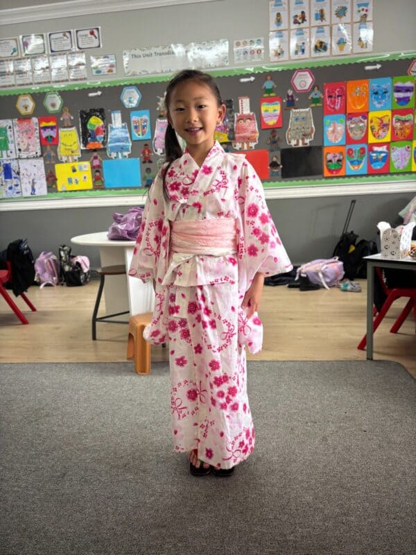 Rio Nakae showcases her outfit on September 23, 2026. Photo: Duduzile Khumalo