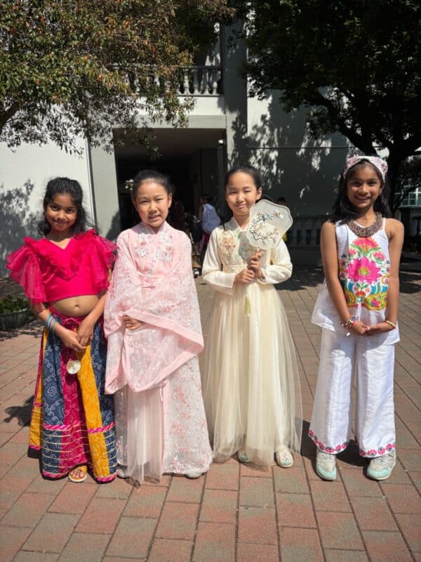 Rianshi Sur, Xuanye (Emily) Ren, Yili Dai and Anokhi Ram on September 23, 2026. Photo: Duduzile Khumalo
