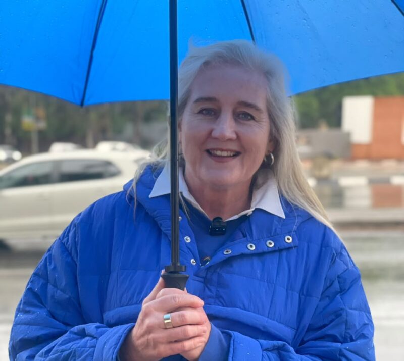Ward 90 councillor Renate van Onselen is calling on Illovo residents who have not yet signed a petition over recurring power outages to add their names before it closes on September 30, 2026. Photo: Xoliswa Zakwe
