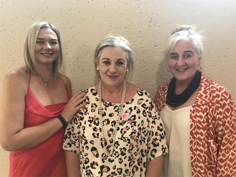 Joanne de Plessis, Libby Hill and Renate van Onselen at the retirement village’s 50th anniversary ceremony on September 26, 2026. Photo: Supplied