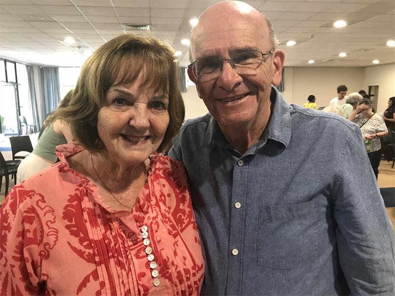 Pastor Leigh Robinson and his wife, Irene, at the Rosehaven Retirement Village 50th anniversary celebration on September 26, 2026. Photo: Supplied