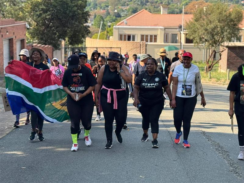 Tara Hospital staff walk in remembrance of GBV victims on September 16, 2026. Photo: Supplied