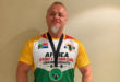Description: Gary Katzen shows off his medals after winning the Strict Arm Curl and Freestanding Curl titles on October 9, 2026. Photo: Duduzile Khumalo