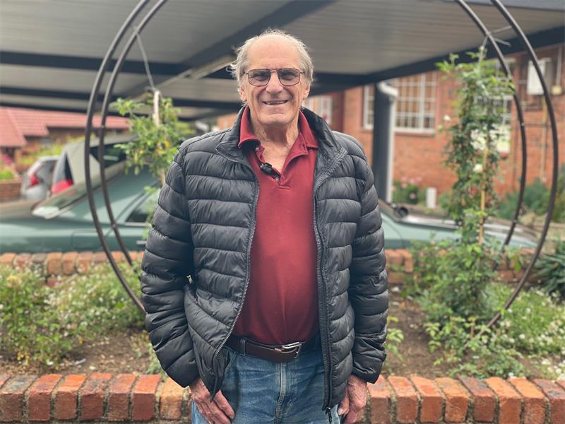 Rosehaven Retirement Village Residents Committee former chairperson Ian Blackstock reflects on the retirement village’s journey since its establishment in 1960s on September 29, 2026. Photo: Supplied
