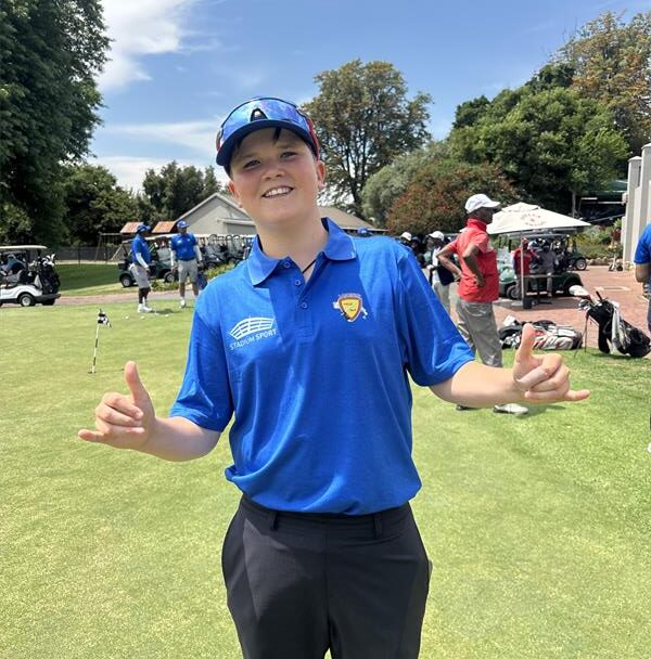 Julian Leaf-Wright ready for the full golf day on October 14, 2026. Photo: Duduzile Khumalo