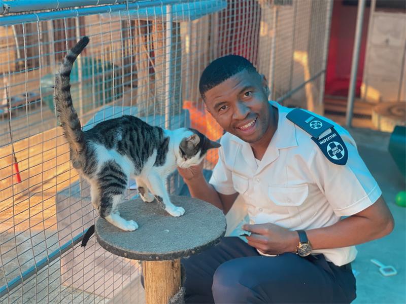 Sandton SPCA inspectors manager Xolane Mncube appeals community support to help enable inspectors to respond to more complaints and gives vulnerable animals a better chance of receiving the care and