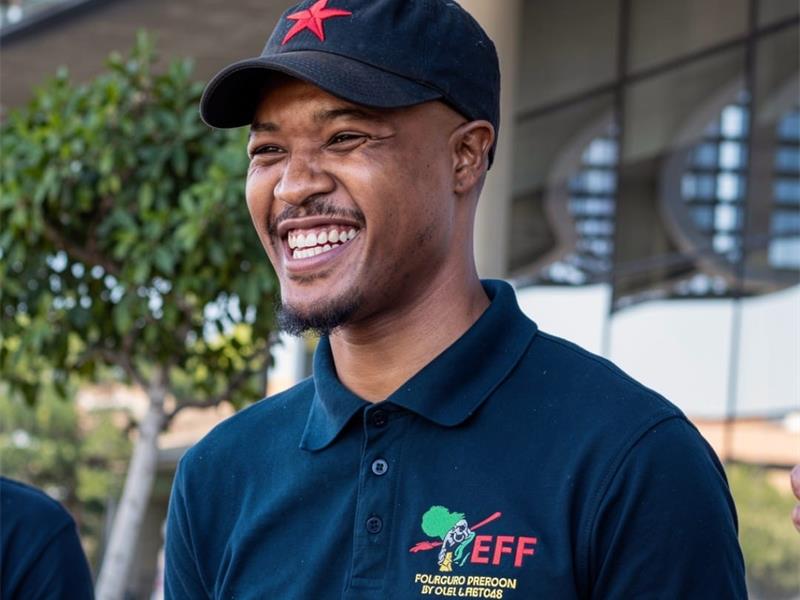 Ward 90 EFF councillor candidate Lunga Nkwenkwezi