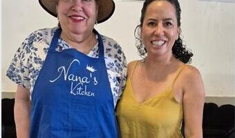 Nana Arend and her daughter, Nis, sell homemade sauces at the SPCA's Market Day in Morningside on September 26, 2026. Photo: Supplied