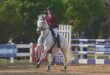 Katie Cochran and Luigi claim the open equation title and a podium finish in the 1.20m showjumping classes. Photo: Supplied