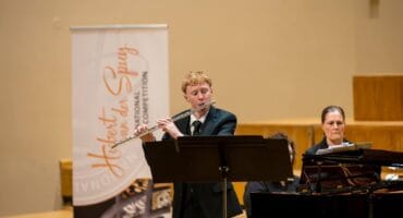 Henning Bouwer performs at the 2026 Hubert van der Spuy National Music Competition. Photo: Supplied